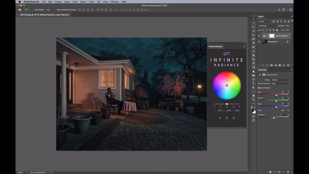 What is the best Photoshop settings for YouTube thumbnail?