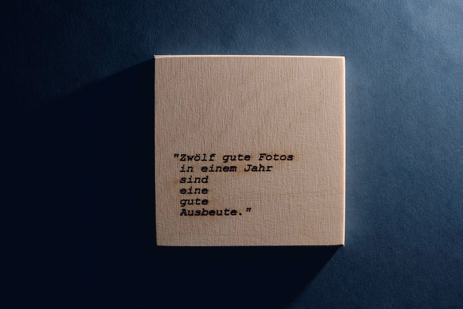 Wie lautet das berühmte Zitat von Ansel Adams?